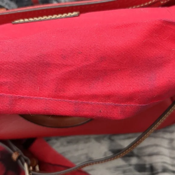 Dooney & Bourke Pebbled Leather Zip Top Satchel - Picture 8 of 13